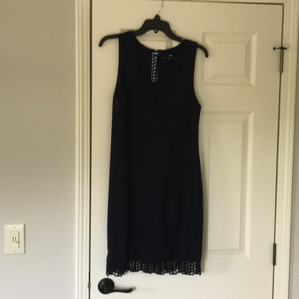 NWT Antonio Melani cocktail navy dress